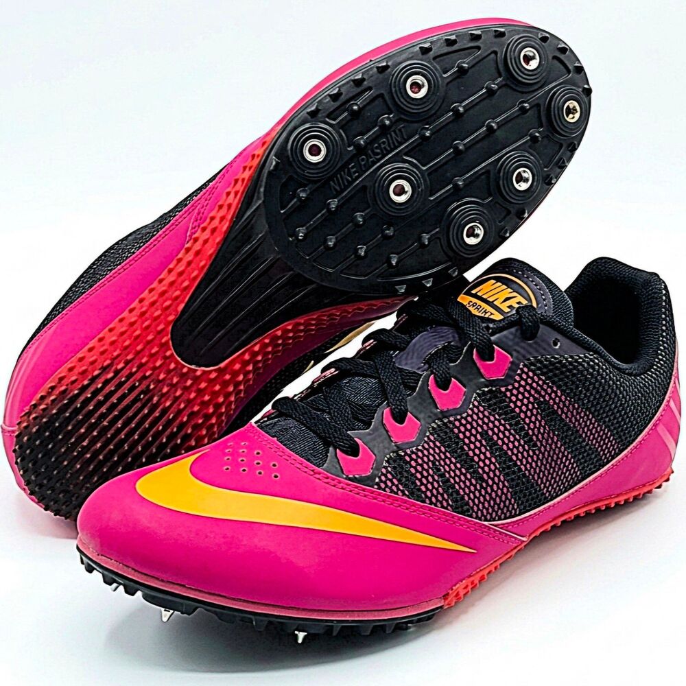 Nike Zoom Rival S Track Field Sprint Spikes Pink 615998-685 Womens Size 9.5 EUC - Picture 3 of 11
